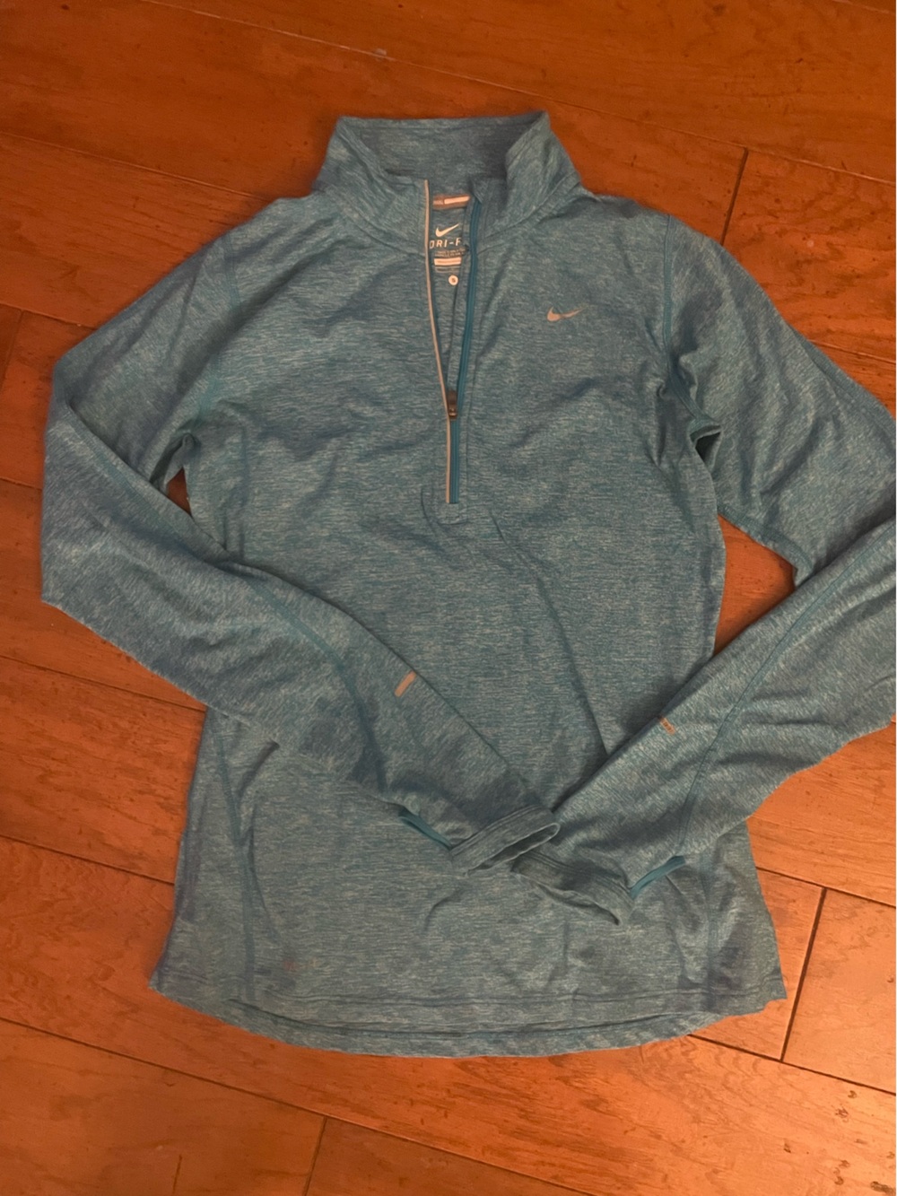 Nike Dri-Fit Women’s Half-Zip Turquoise Pullover